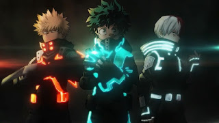 ヒロアカ アニメ 冬のインターン 冬 コスチューム 轟焦凍 緑谷出久 爆豪勝己 My Hero Academia