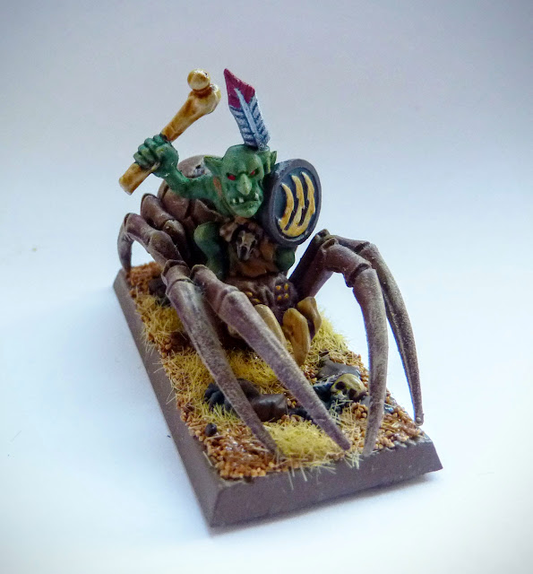 A painting update for Forest Goblin Spider Riders from Warhammer Fantasy Battle