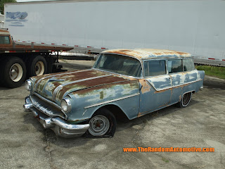 1955 pontiac safari station wagon retro collection abadoned florida