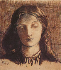 Portrait of Elizabeth Siddal, by Dante Gabriel Rossetti - 1855