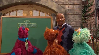 Gordon, Telly, Baby Bear, Rosita, Sesame Street Episode 4402 Don't Get Pushy season 44