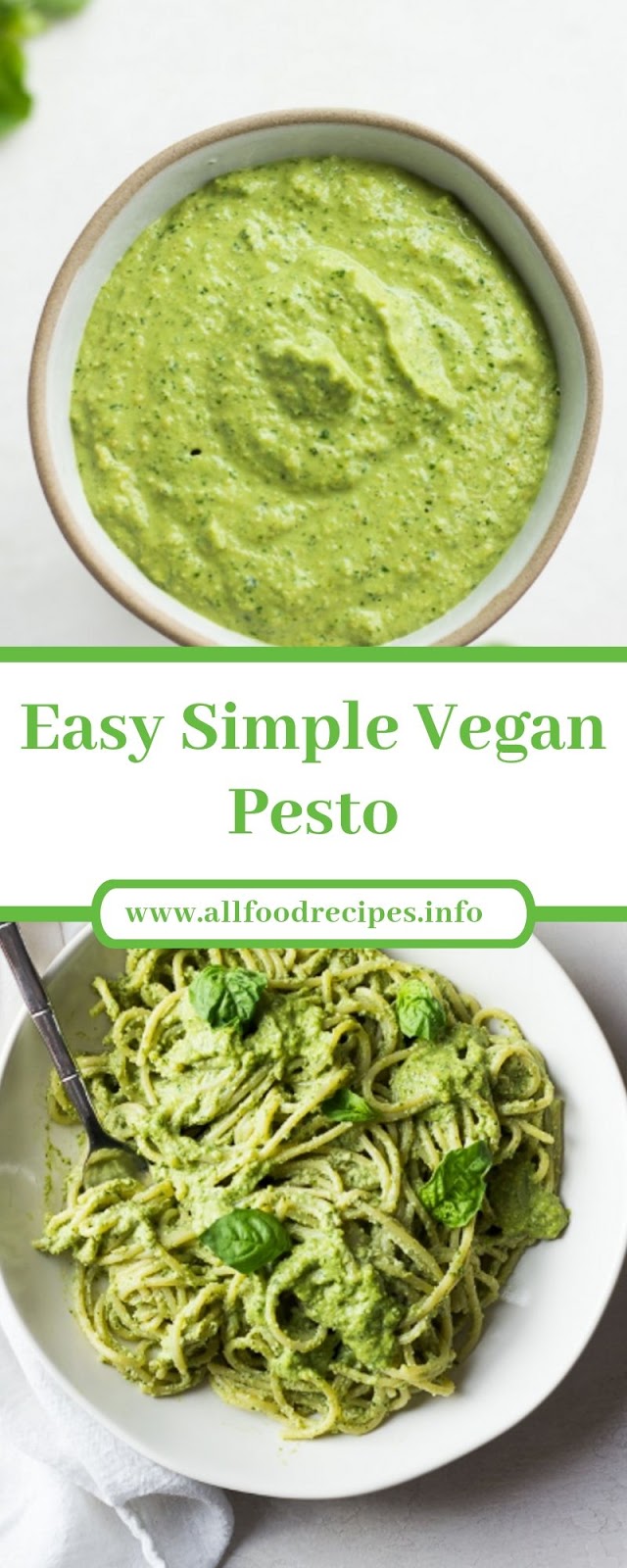 Easy Simple Vegan Pesto
