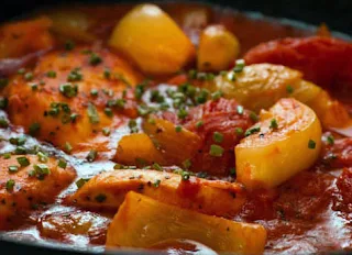 South African Chicken Tomato Stew