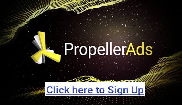 Propeller ads sign up