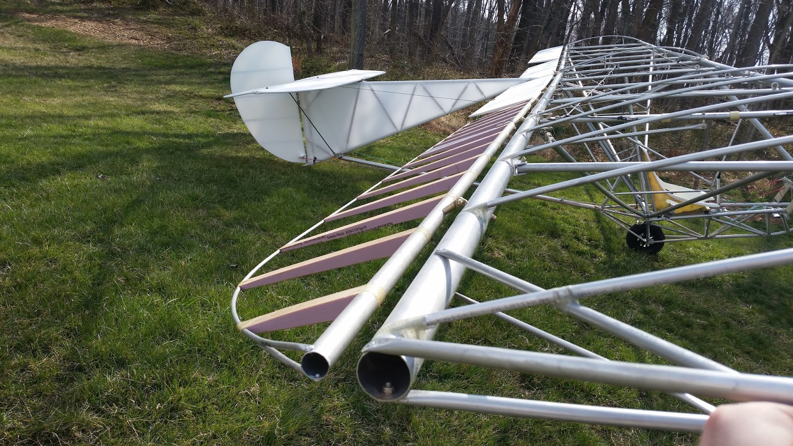 Building adventures of an Ultralight Glider Assembly, because it's Spring!