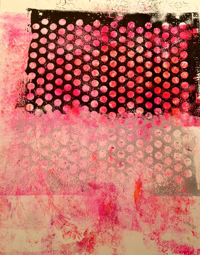 ART GIRL: Fun with Speedball Ink + brayer