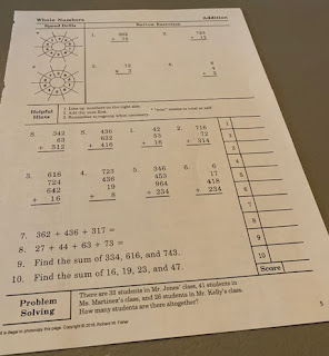 Math Worksheet