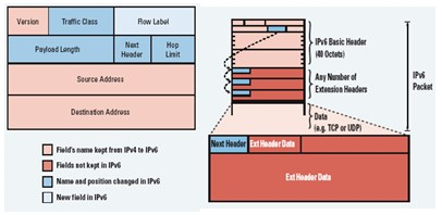 Gambar 9. Struktur Header Dasar Pada IPv6