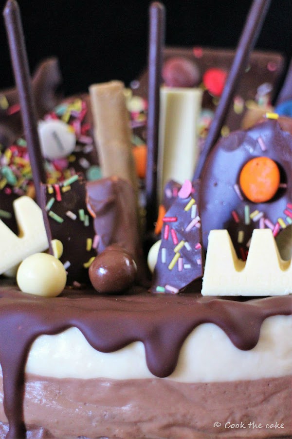 three-chocolates-drip-cake, tarta-tres-chocolates