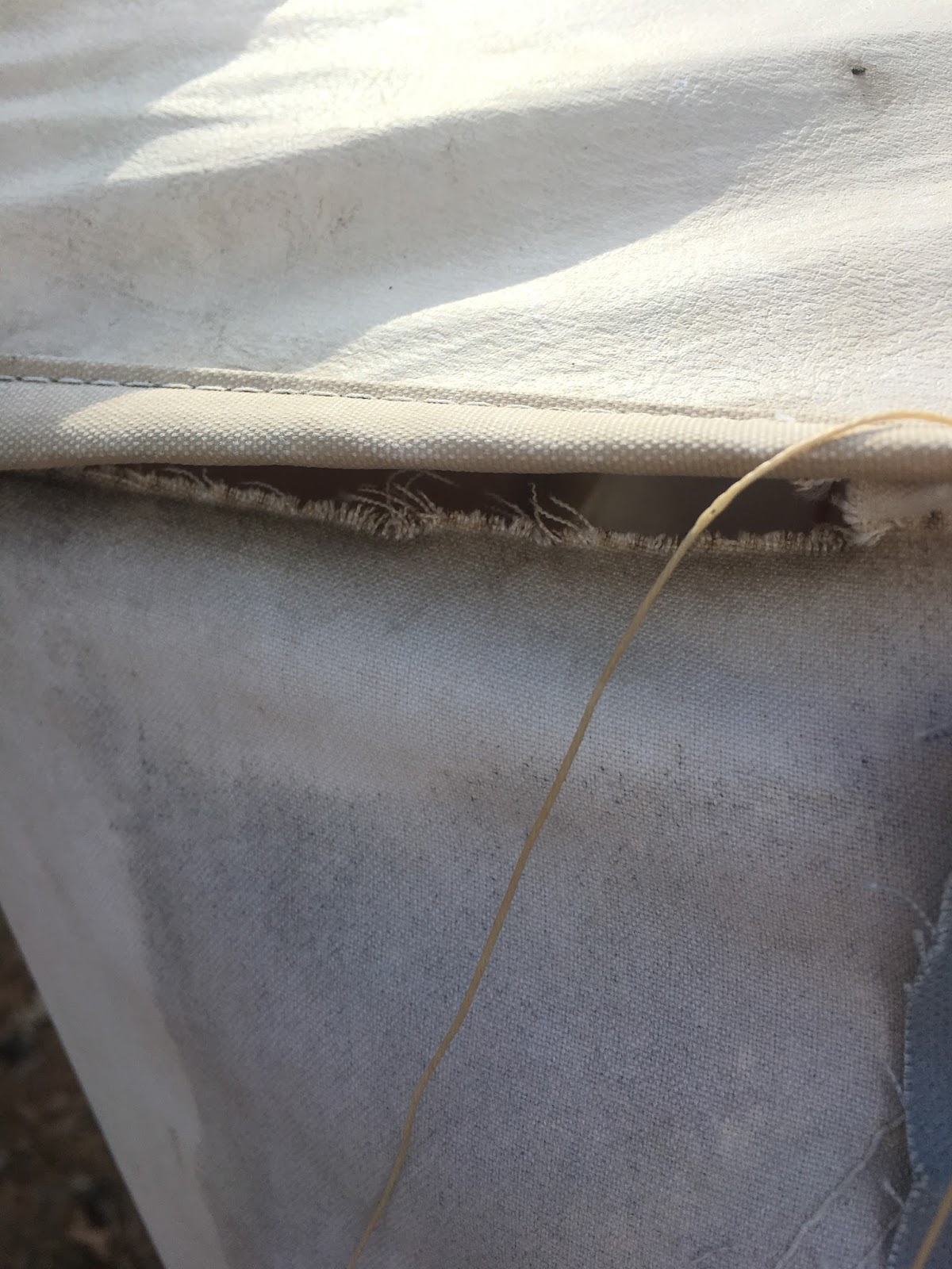 How to Repair Torn Canvas on a Pop Up Camper — The Southern Glamper