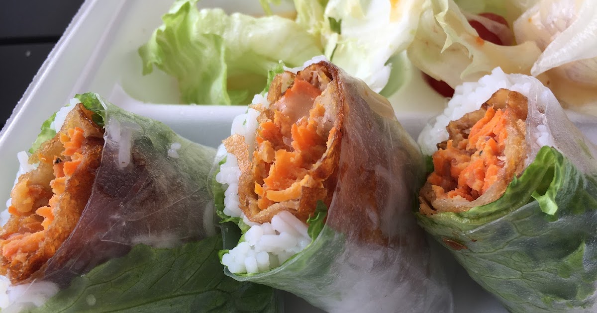 Houston Food Explorers Wrap & Roll Fusion Asian Food in Pearland