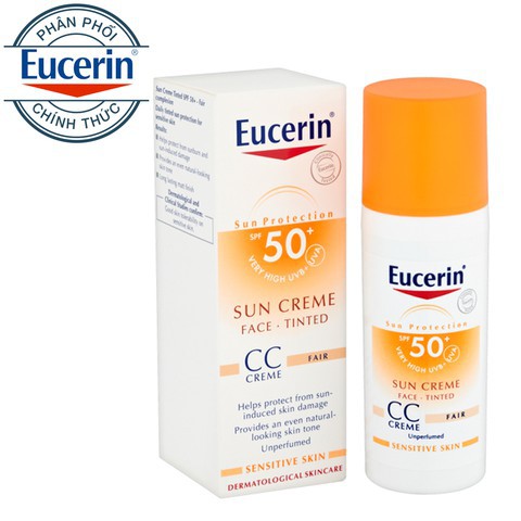 Eucerin Sun Creme Tinted CC Fair SPF 50+