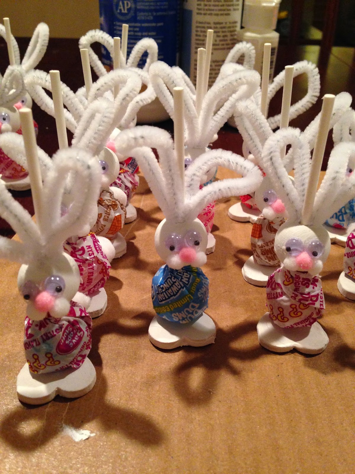 Wooden Spoon Crafts Easter DumDum Lollipop Craft