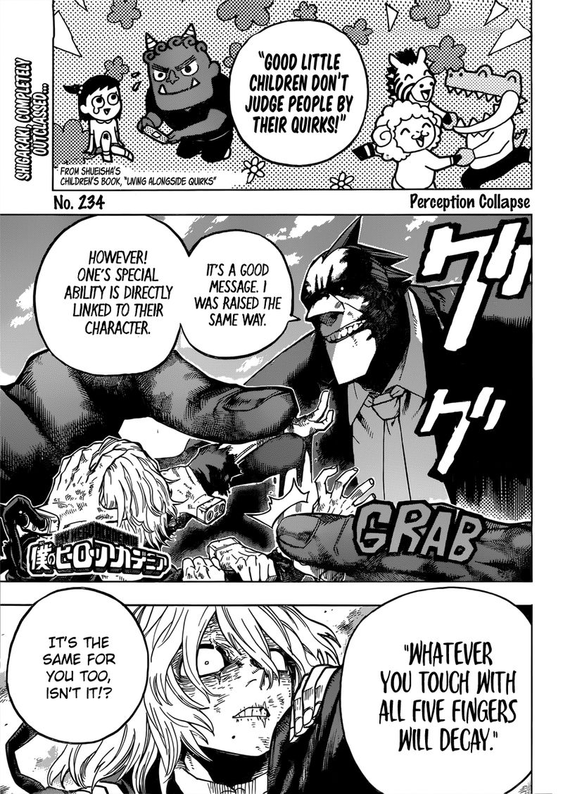 Boku No Hero Academia Chapter 234 My Hero Academia Manga