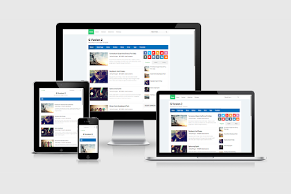 G Vusion 2 Update Responsive Blogger Template