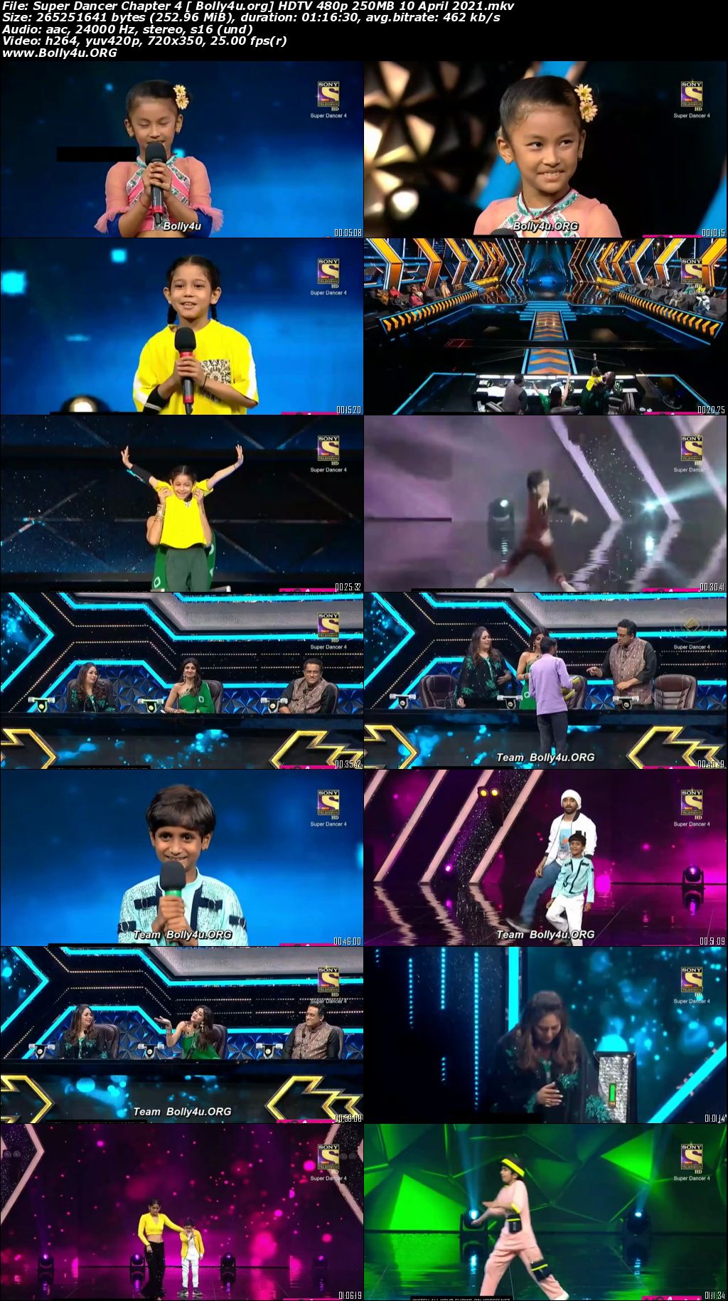Super Dancer Chapter 4 HDTV 480p 250MB 10 April 2021 Download