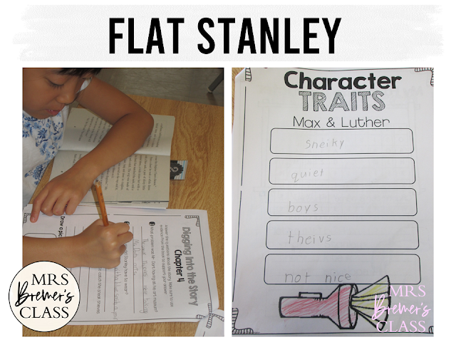 Our class LOVES Flat Stanley! Here are some fun Flat Stanley book study companion activities to go with the book by Jeff Brown. Perfect for whole class guided reading, small groups, or individual study packs. Packed with lots of fun literacy ideas and standards based guided reading activities. Common Core aligned. Grades 1-2 #bookstudies #bookstudy #novelstudy #1stgrade #2ndgrade #literacy #guidedreading #flatstanley