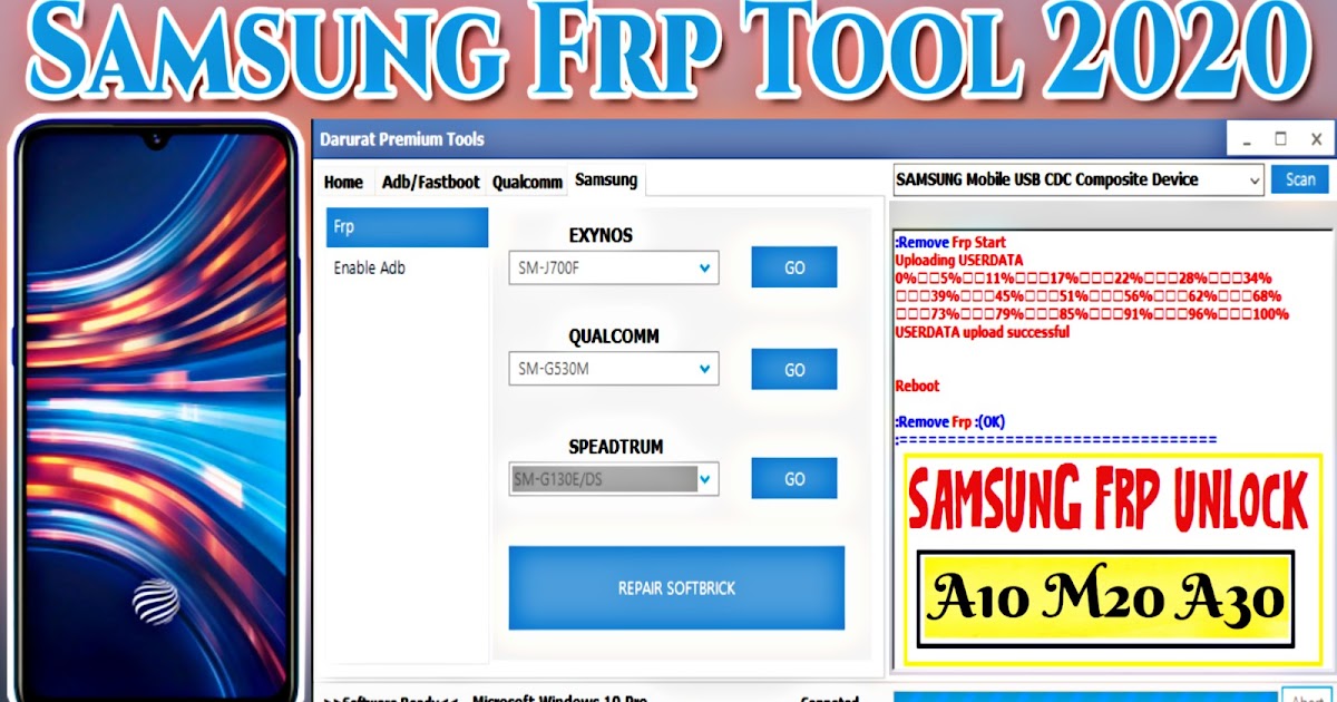 All samsung Frp Unlock Tool 2020 Bypass In 1 Click | By Star Mobile