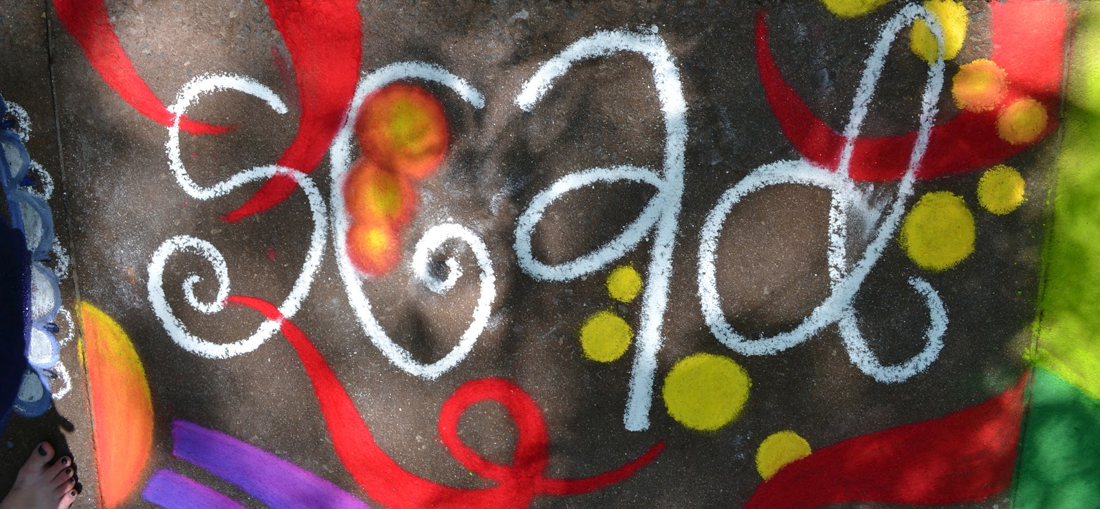 Polly Hart SCAD Sidewalk Chalk Festival