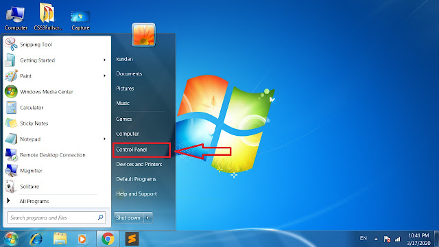 how to create account in windows 7