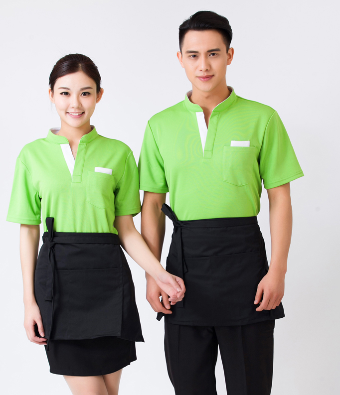 Mẫu áo đồng phục tạp dề đẹp