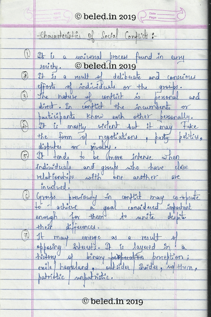 Contemporary India Unit 6 handwritten notes page 2