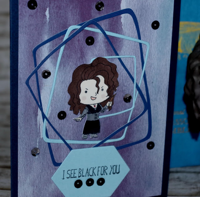 [DIY] Harry Potter Grußkarte: I See Black For You Bellatrix Lestrange