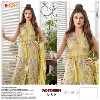 Fepic Rosemeen A and N Pakistani Suits Catalogue Wholesaler