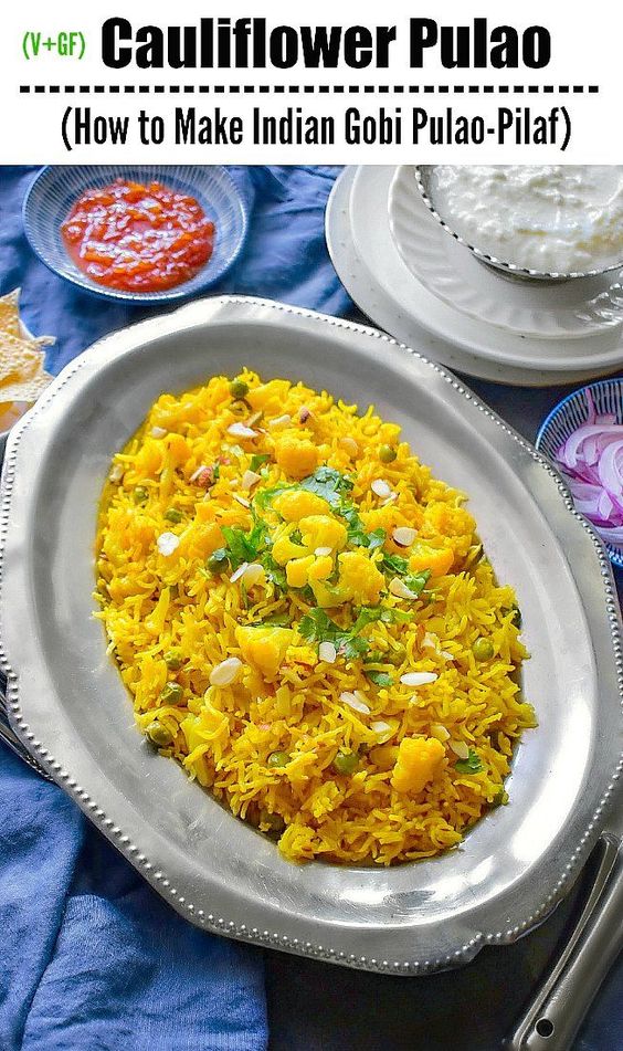 Cauliflower Pulao Pilaf The Country Chic Cottage