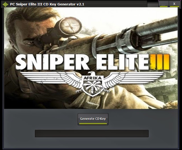 Generator Key Sniper Elite 4