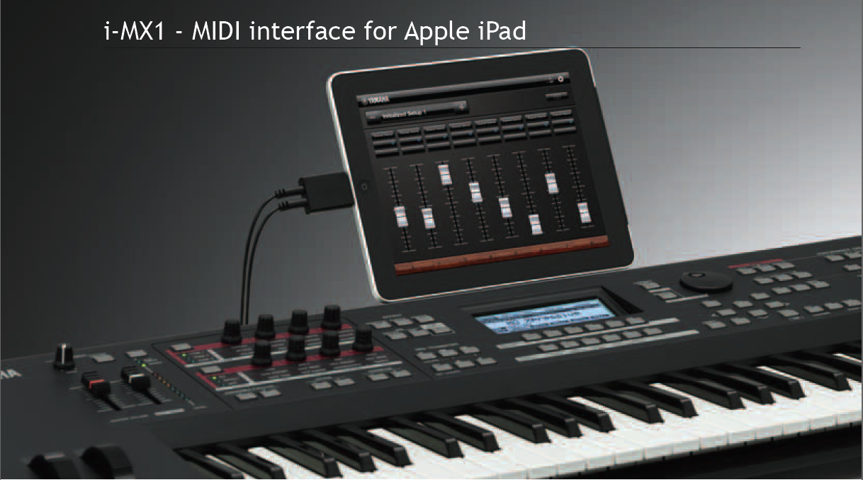 Gary Noble Show Yamaha's iMX1MIDI Interface for iOS (iPad, iPhone