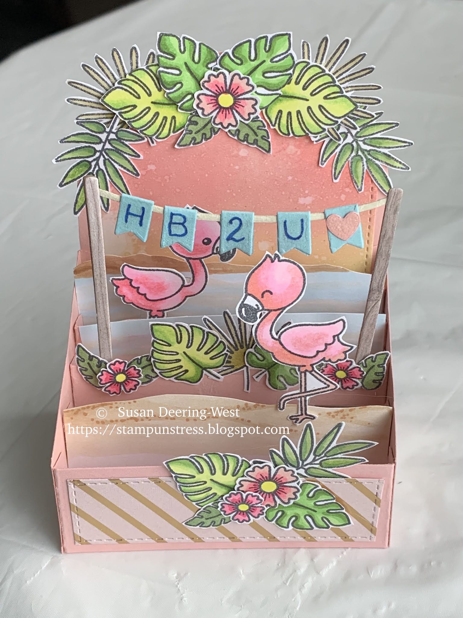 Creative Juice The Flamingo card that never got posted