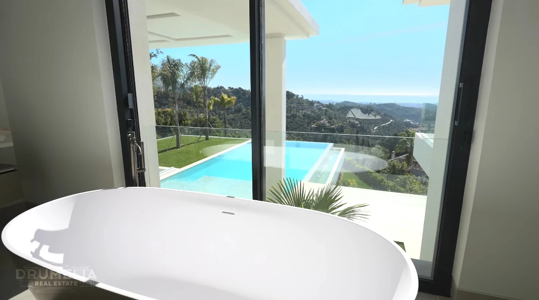 Luxury Modern Villa In El Madroñal Marbella W/ Panoramic Sea Views Interior Design Tour