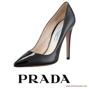 Queen Letizia wore Prada Toe Pumps