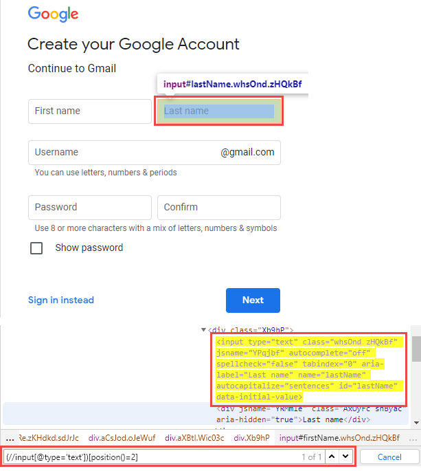 SQA DAILY LEARNING How to create custom xpath Using Different