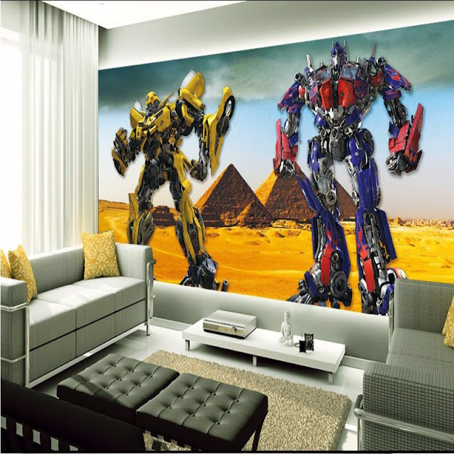 Transformers wall mural
