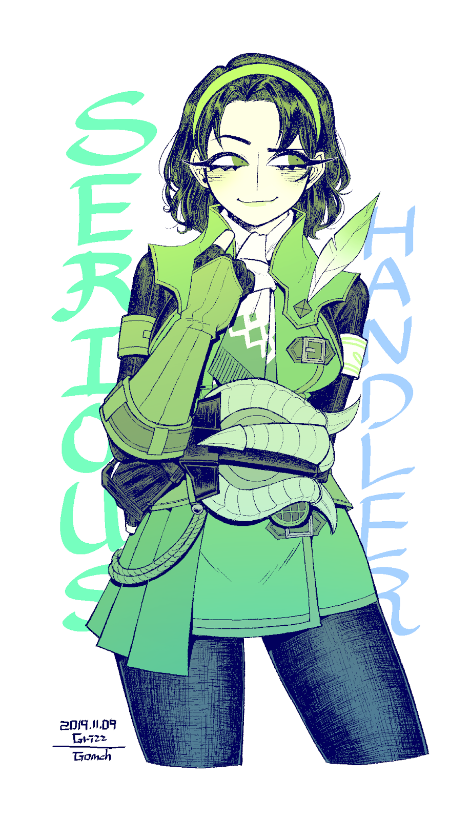 [MHW] serious handler (勝気な推薦組)