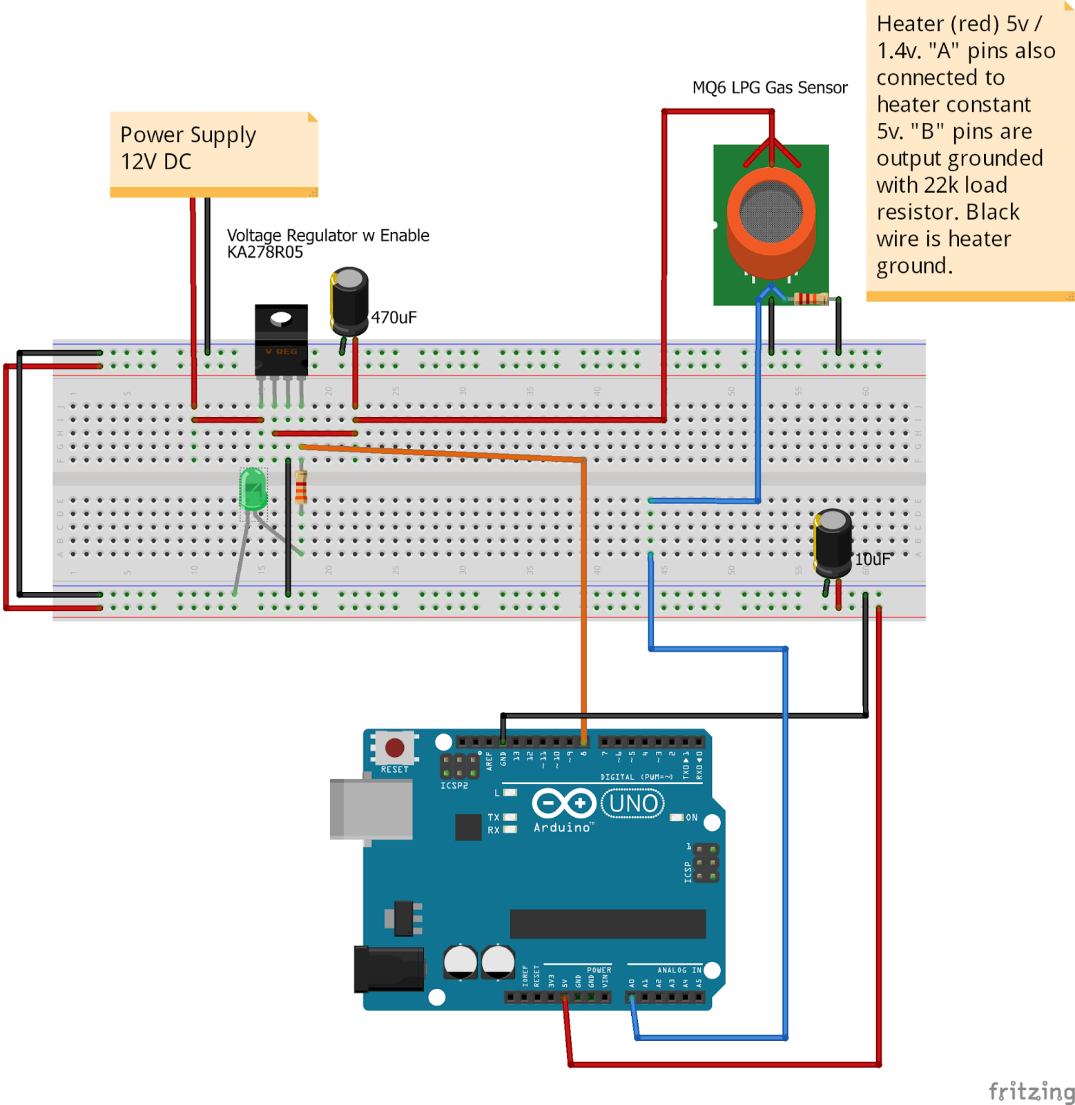 Internet of Things: Propane Gas Sensor Using the Arduino Uno