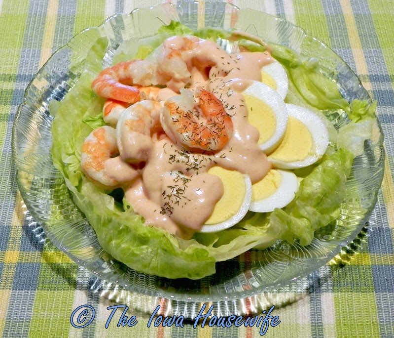 The Iowa Housewife Swedish Shrimp and Egg Salad