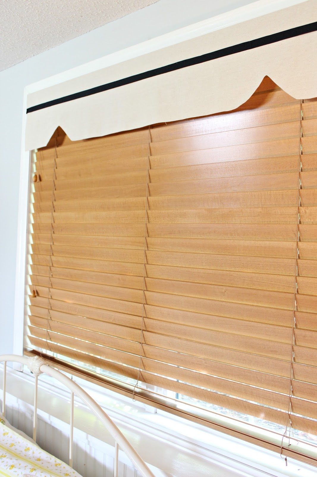 Happy At Home DIY No Sew Window Blinds Valance