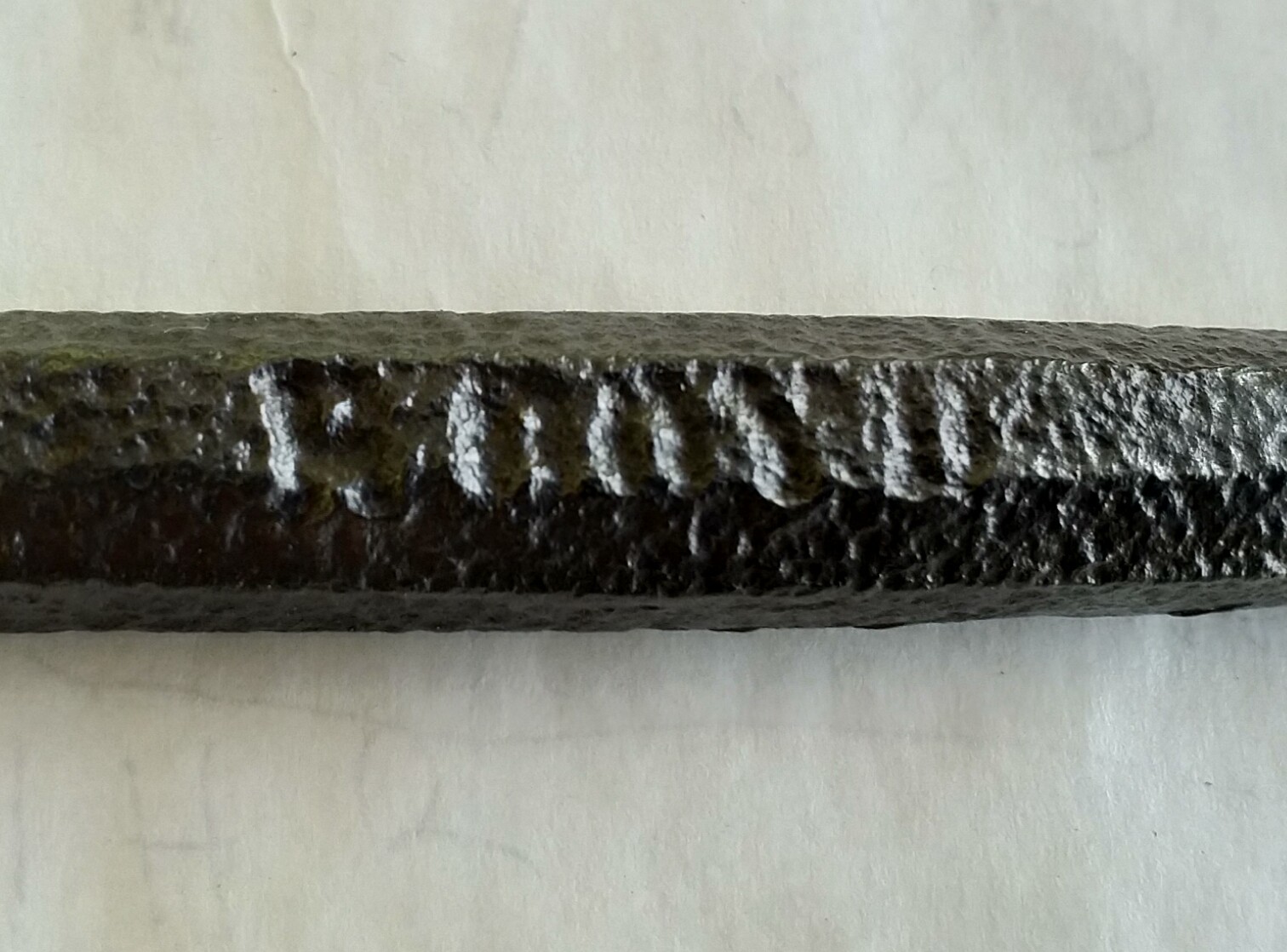 Progress is fine, but it's gone on for too long. Corroded cold chisel