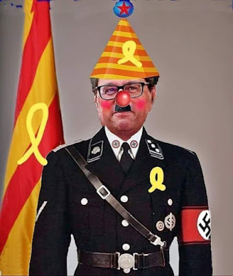 Torra, nazi, catanazi, HItler, payaso Torra, nazi, catanazi, HItler, payaso