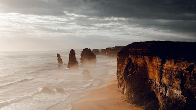 Wallpaper Beautiful View Cliff Near Sea Wallpaper Beautiful View Cliff Near Sea
