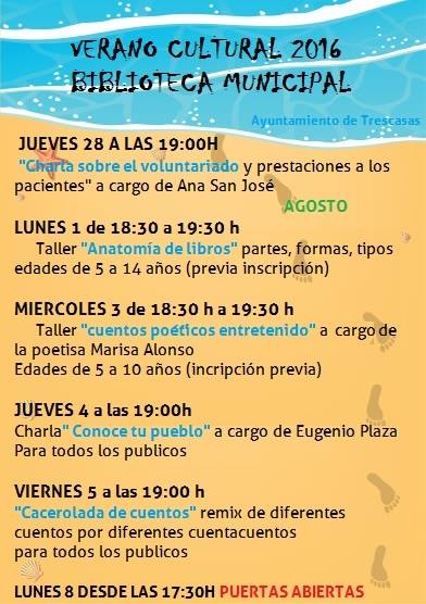 Taller en Biblioteca Municipal de Tres Casas