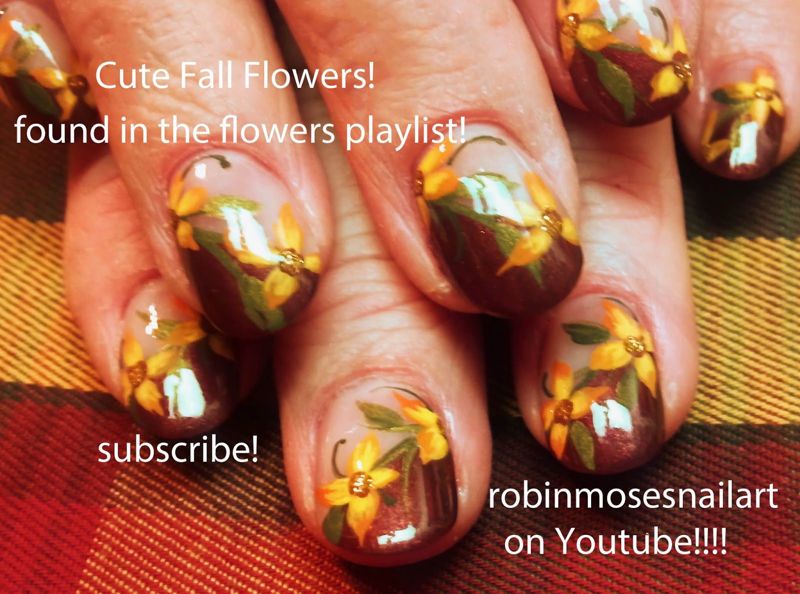 Nail Art by Robin Moses Nail art Cute Fall Pumpkins!!!! "fall nails