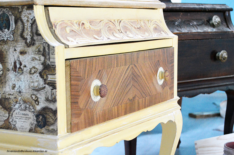 Renovar una mesilla antigua