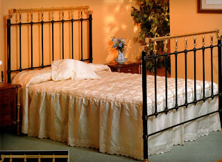 Cama dormitorio clasico laton forja