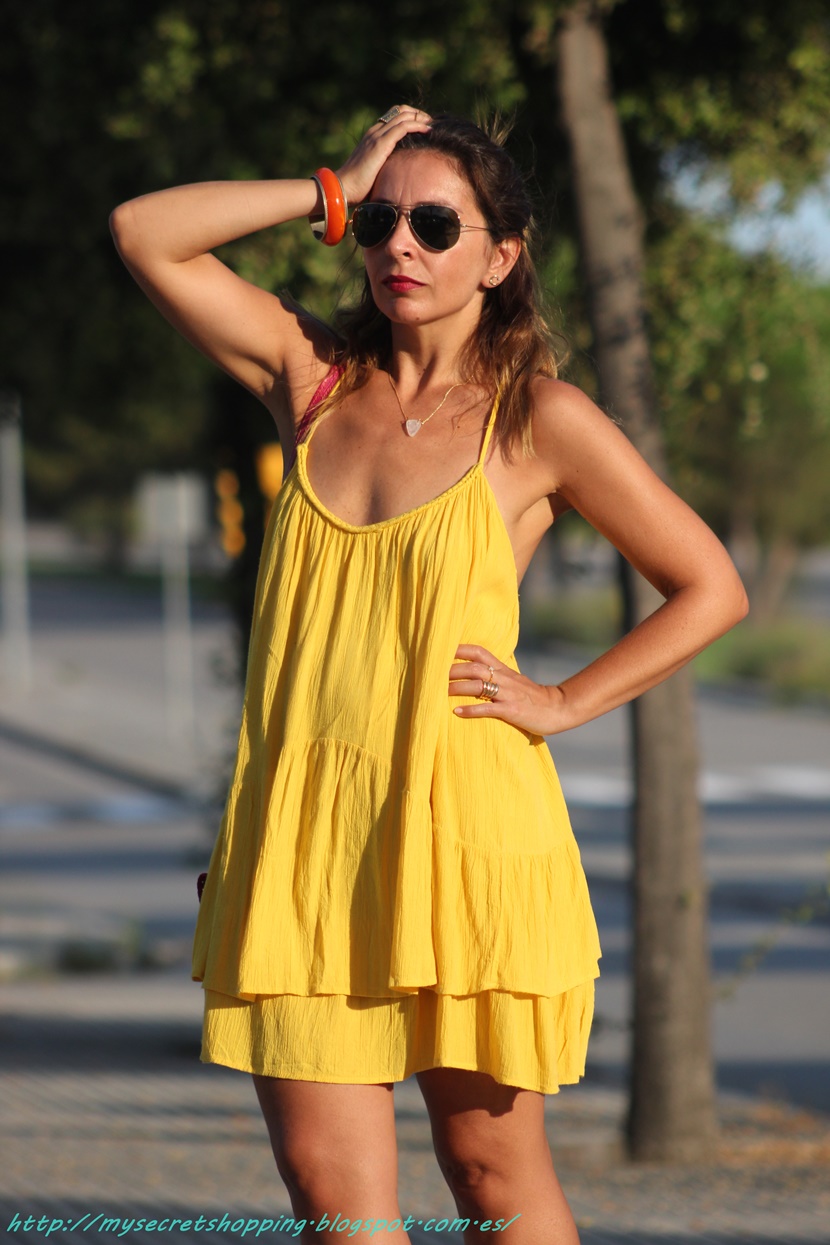 My Secret Shopping Yellow dress