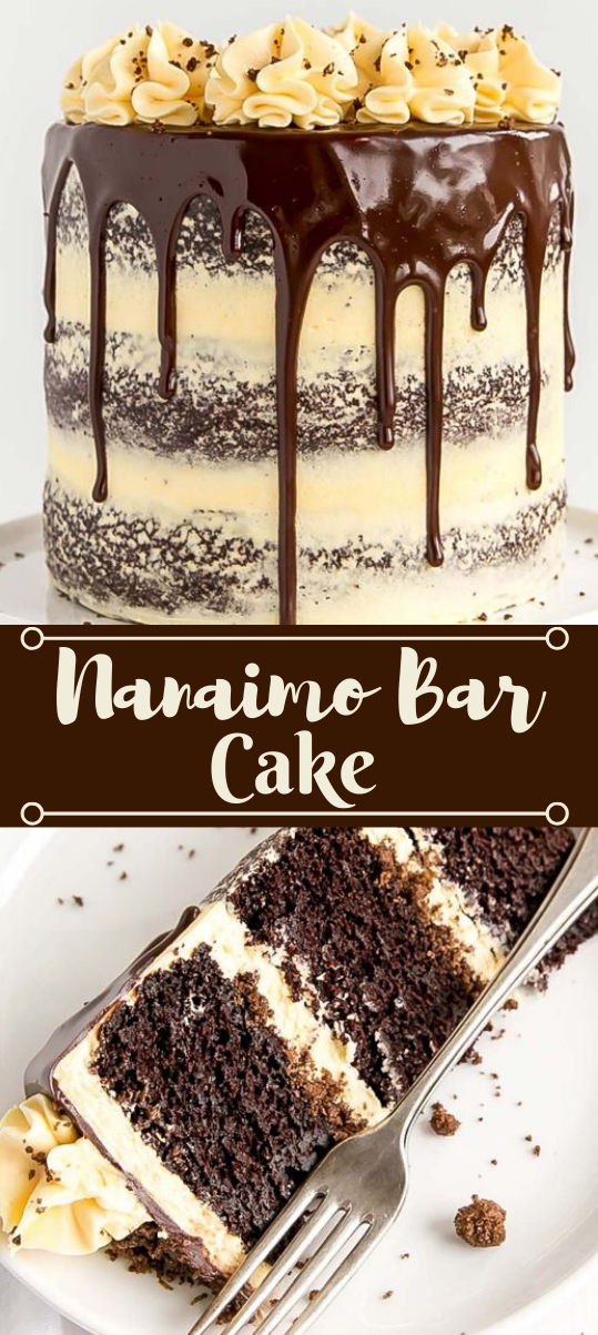 NANAIMO BAR CAKE #dessert #cakes #easy #recipes #bars NANAIMO BAR CAKE #dessert #cakes #easy #recipes #bars