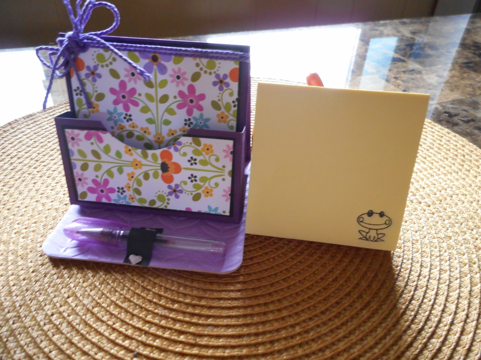 Creations by Shirl Post it Note Holder
